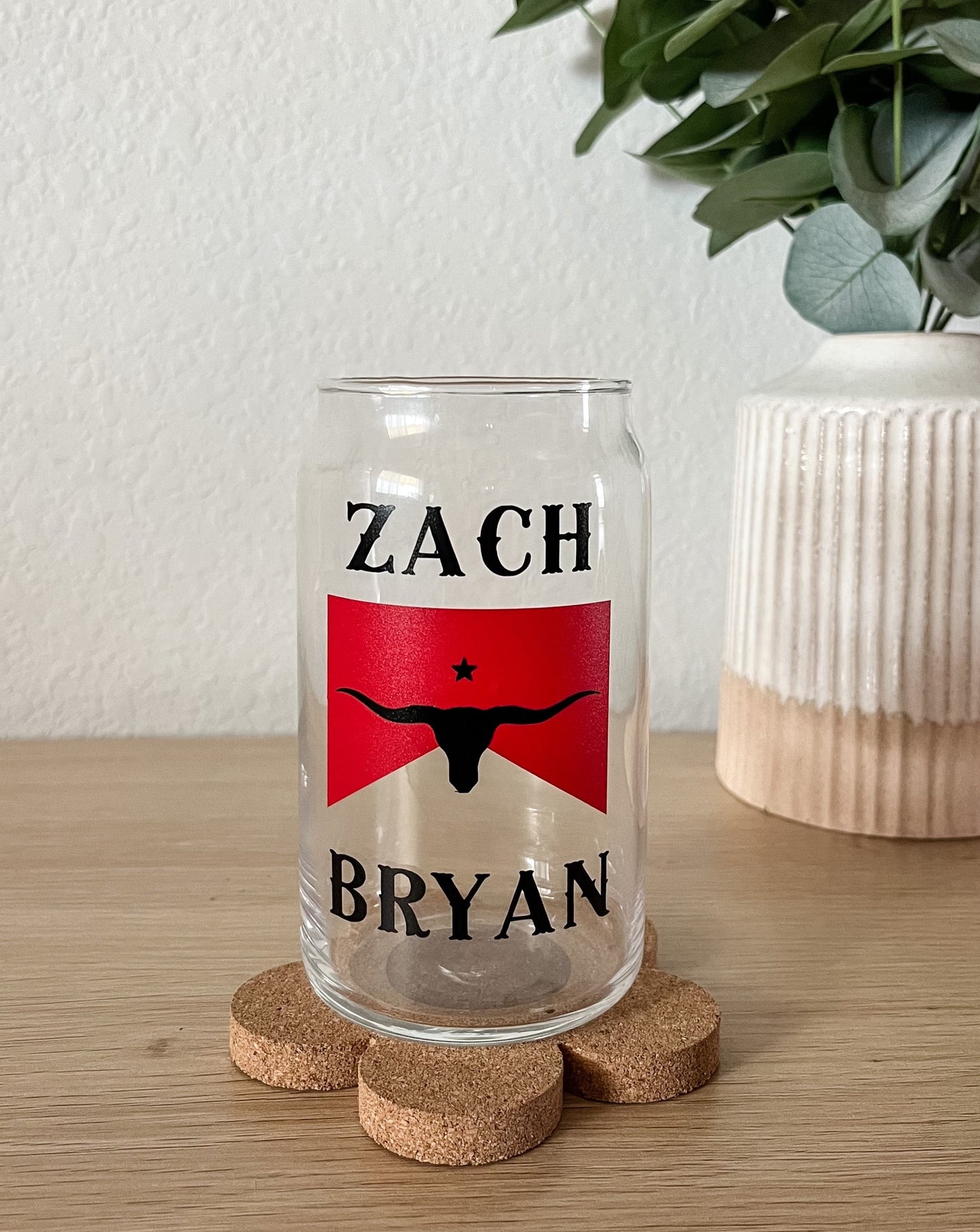 zach bryan | coffee glass
