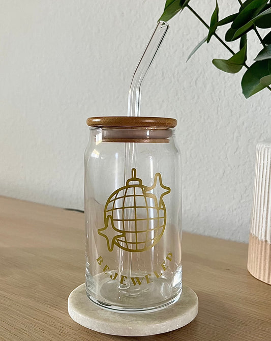 bejeweled | coffee glass