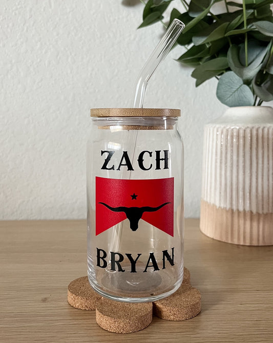 zach bryan | coffee glass