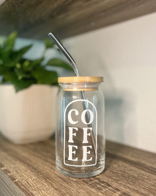 arched coffee | coffee glass